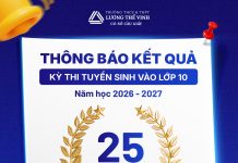 CHÍNH THỨC CÔNG BỐ ĐIỂM CHUẨN VÀO LỚP 10 NĂM HỌC 2026-2027